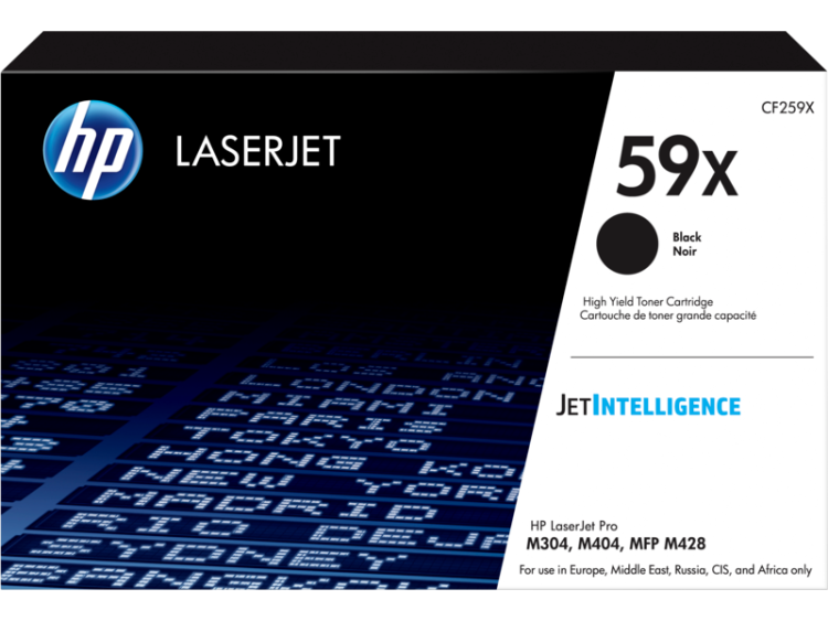 Тонер-картридж 59X для HP LJ M304/M404/MFP M428, 10К чёрный CF259X