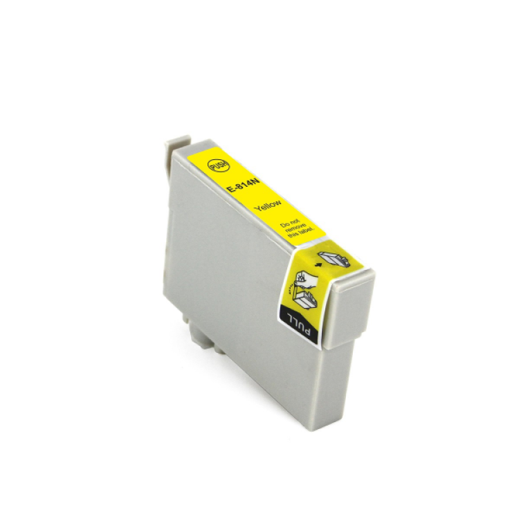 Струйный картридж NV Print T0814 (NV-C13T11144A10) Yellow для Epson Stylus Photo 1410/R270/R290/R295/R390/RX590/RX610/RX615/X690/TX650/TX659/TX700/TX700W/TX710W/TX800/T50/T59 (18.2 мл) совместимый
