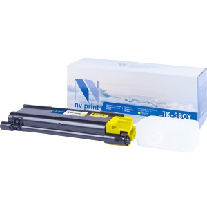 Картридж NVP совместимый NV-TK-580 Yellow для Kyocera Ecosys P6021/ P6021cdn/ FS C5150/ C5150DN (2800k)