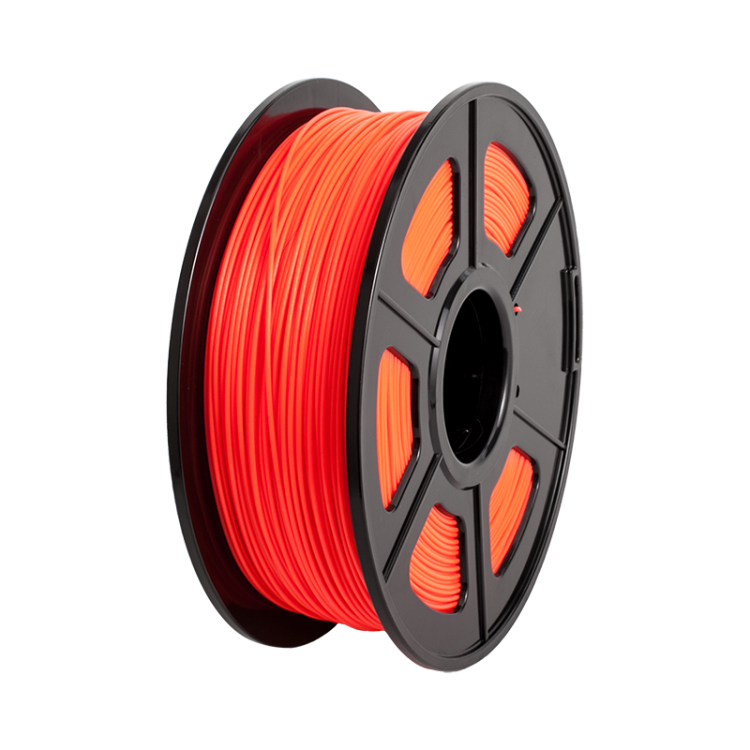 Филамент NVPRINT PLA Noctilucent (Glow In the Dark) Red для 3D печати диаметр 1.75мм  длина 330 метров  масса 1 кг