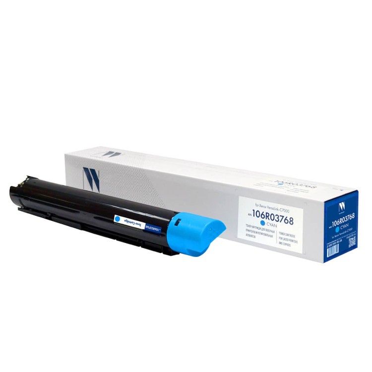 Тонер-картридж NVP совместимый NV-106R03768 Cyan для Xerox VersaLink-C7000 (10100k)