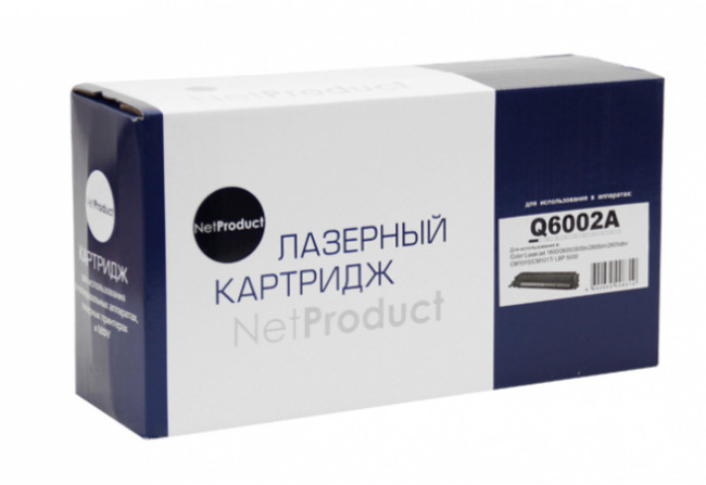 Картридж NetProduct (N-Q6002A) для HP CLJ 1600/2600/2605, Y, 2K