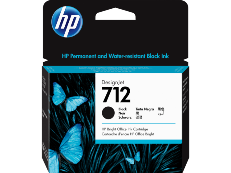 Картридж 712 для HP DJ Т230/630, 80мл (О) чёрный 3ED71A