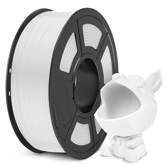 Филамент NVPRINT PLA Meta White для 3D печати диаметр 1.75мм  длина 330 метров  масса 1 кг