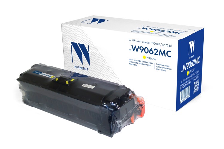 Картридж NVP совместимый NV-W9062MC Yellow для HP Color LaserJet E55040/ E57540 (12200k)