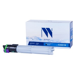 Тонер-картридж NVP совместимый NV-MP C2551 Black для Ricoh Aficio MP C2031/ C2051/ C2051AD/ C2501/ C2531/ C2551/ C2551AD (10000k)