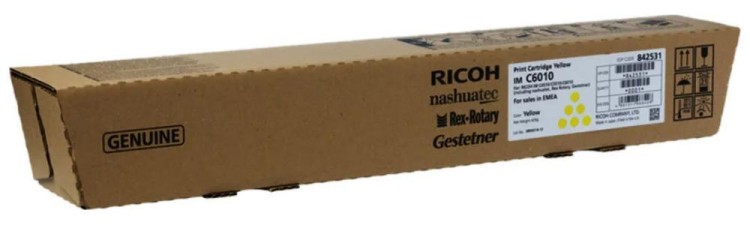 Тонер картридж Желтый M C6010/ Print Cartridge Yellow IM C6010