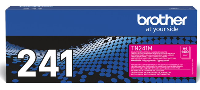 Brother TN-241M Тонер-картридж для HL-3140CW/3170CDW/DCP-9020CDW/MFC-9330CDW пурпурный (1400 стр.)