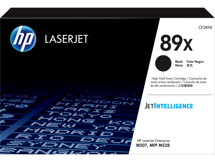 Тонер-картридж 89X для HP LJ M507/MFP M528, 10К чёрный CF289X