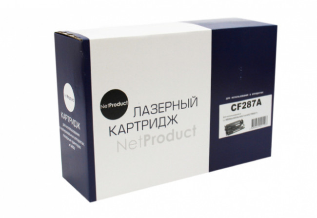 Картридж NetProduct (N-CF287A) для HP LJ M501dn/M506dn/M506x/M527dn/M527f/M527c, 9K