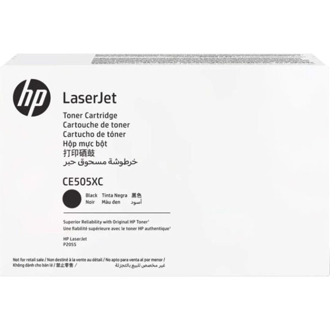Тонер-картридж HP LaserJet CE505X Contract Black Print Cartridge