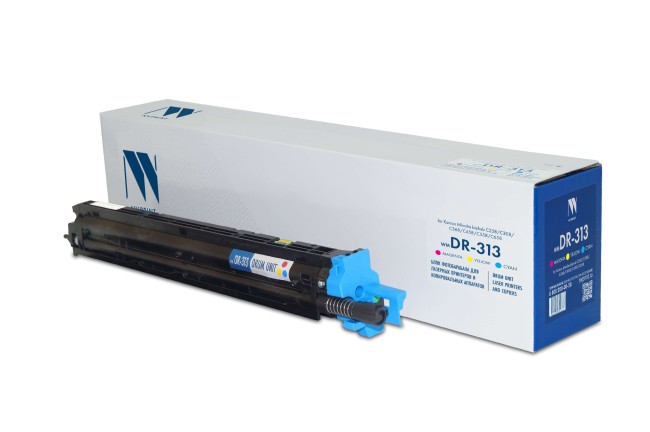 Блок фотобарабана NVP совместимый  NV-DR-313 Cyan/Magenta/Yellow для Konica Minolta bizhub C258/C308/C368/C458/C558/C658 (75000k)