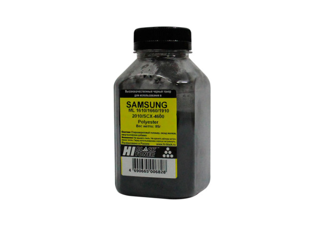 Тонер Hi-Black для Samsung ML-1610/1660/1910/2010/SCX-4600, Polyester, Bk, 85 г, банка