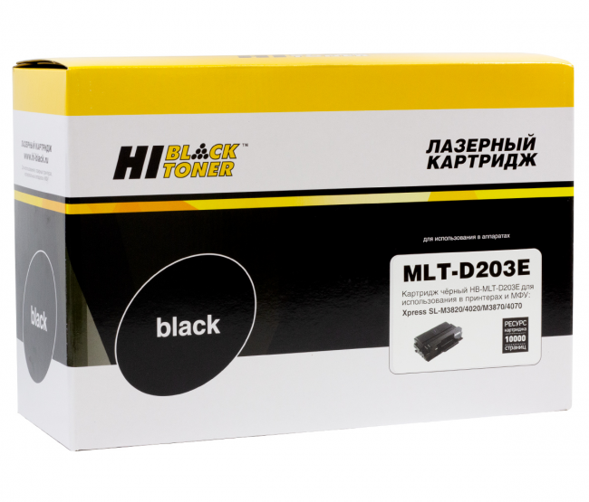 Картридж Hi-Black (HB-MLT-D203E) для Samsung SL-M3820/3870/4020/4070, 10K (новая прошивка) Картридж Hi-Black (HB-MLT-D203E) для Samsung SL-M3820/3870/4020/4070, 10K (новая прошивка)