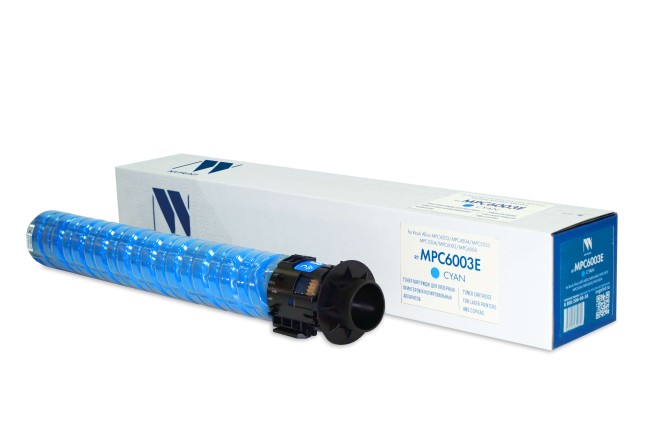 Картридж NVP совместимый NV-MPC6003E Cyan для Ricoh Aficio-MPC4503/MPC4504/MPC5503/MPC5504/MPC6003/MPC6004 (22500k)