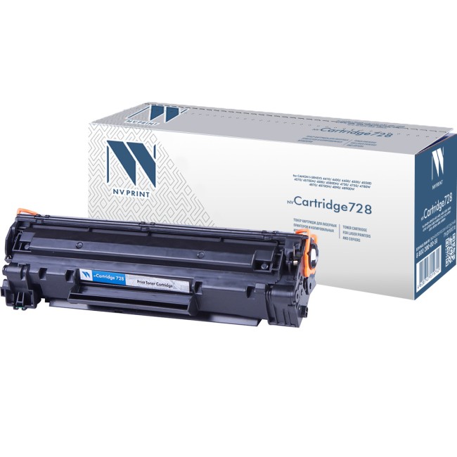 Картридж NVP совместимый NV-728 для Canon i-Sensys 4410/ 4430/ 4450/ 4550/ 4550d/ 4570/ 4570dn/ 4580/ 4580dn/ 4730/ 4750/ 4780w/ 4870/ 4870dn/ 4890/ 4890dw (2100k)