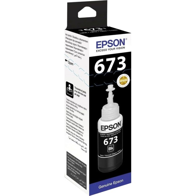 Чернила Epson 673 EcoTank Ink Black