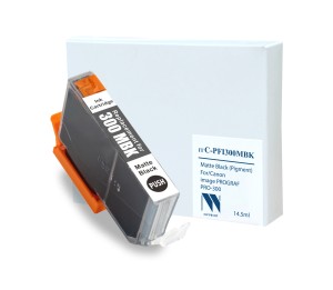 Струйный картридж NV Print C-PFI300 MBK для Canon imagePROGRAF PRO-300 совместимый