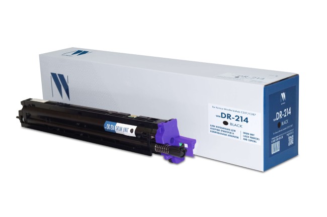 Блок фотобарабана NVP совместимый NV-DR-214 Black для Konica Minolta bizhub C227/C287 (80000k)