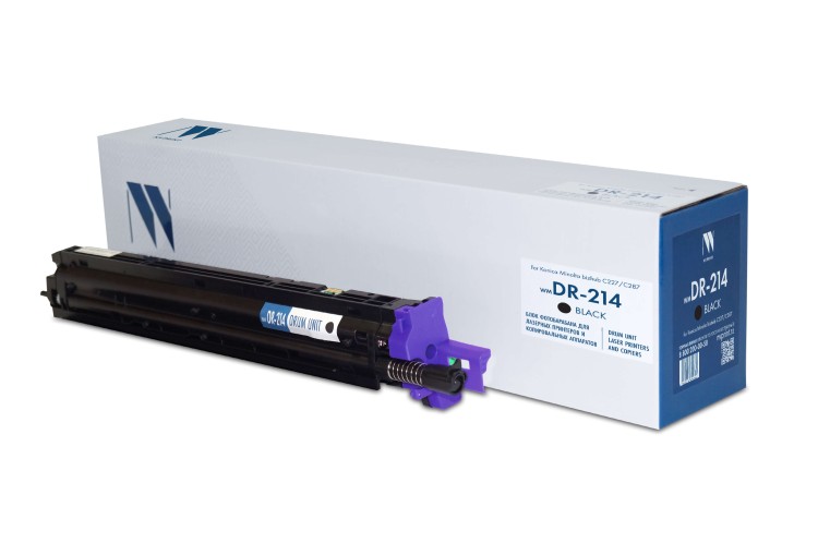 Блок фотобарабана NVP совместимый NV-DR-214 Black для Konica Minolta bizhub C227/C287 (80000k)