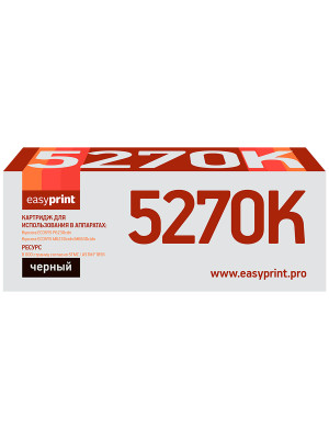 Тонер-картридж EasyPrint LK-5270K для Kyocera ECOSYS P6230F1082:I1083cdn/M6230cidn/M6630cidn (8000 стр.) черный, с чипом