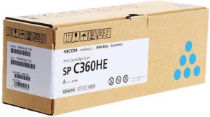 Принт-картридж голубой, тип SP C360HE (5K) Print Cartridge Cyan SP C360HE (5K)