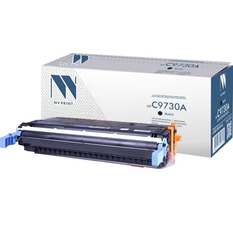 Картридж NVP совместимый NV-C9730A Black (ОГРАНИЧЕНИЕ ПО ПРОШИВКАМ) для HP Color LaserJet 5500/ 5500DN/ 5500DTN/ 5500HDN/ 5500TDN/ 5500N/ 5550/ 5550DN/ 5550DTN/ 5550HDN/ 5550N (13000k)