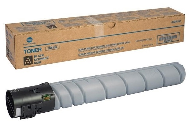 Konica minolta тонер-картридж tn-512k чёрный для bizhub c454/554 27 500 стр.