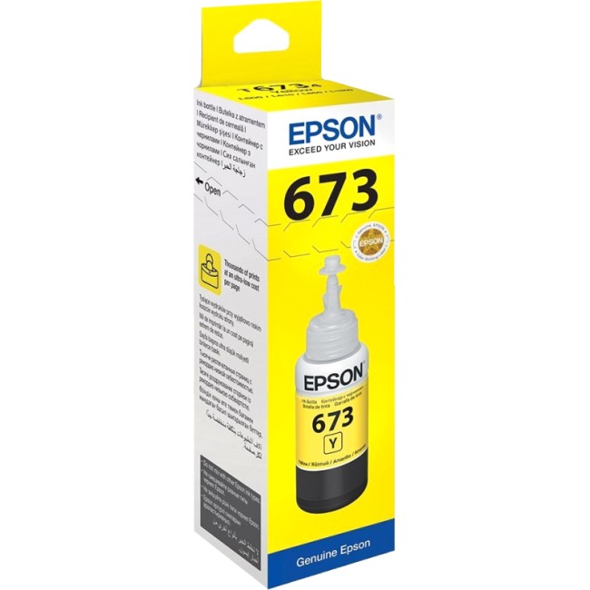 Чернила Epson 673 EcoTank Ink yellow