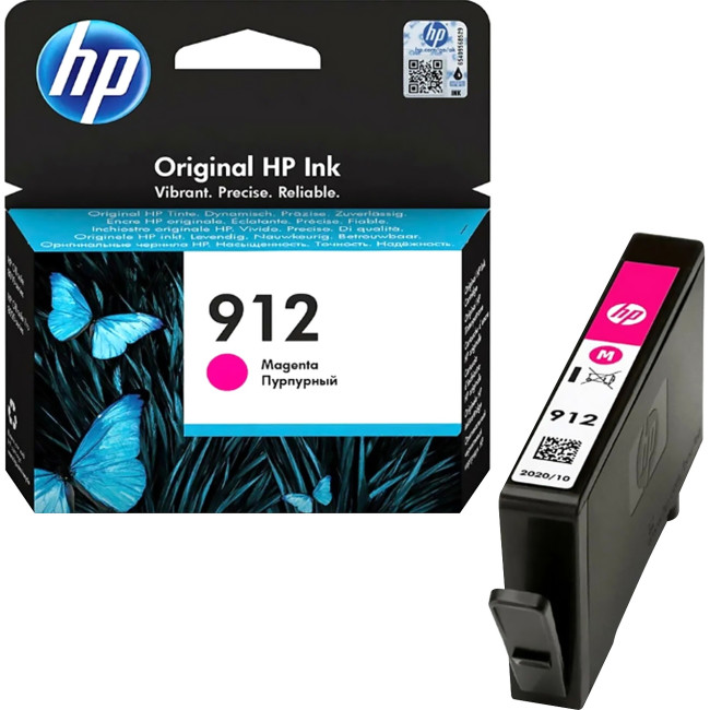 Картридж струйный 912 для HP OfficeJet 801x/802x, 315стр. (О) пурпурный 3YL78AE
