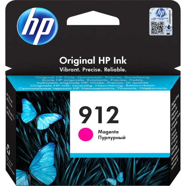 Картридж струйный 912 для HP OfficeJet 801x/802x, 315стр. (О) пурпурный 3YL78AE