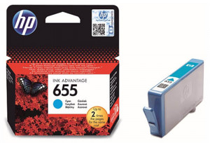 Картридж 655 для HP DJ IA 3525/5525/4615/4625/6525, 600 стр (O) голубой CZ110AE