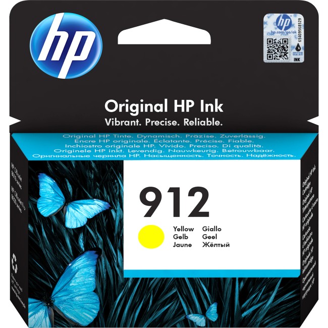 Картридж струйный 912 для HP OfficeJet 801x/802x, 315стр. (О) жёлтый 3YL79AE