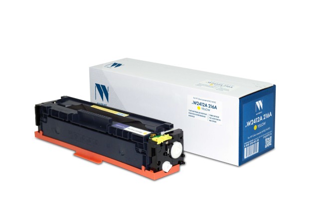 Картридж NVP совместимый NV-W2412A 216A Yellow для HP Color LaserJet M182/M183 (850k) до версии fw20220729