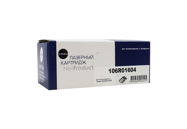 Тонер-картридж NetProduct (N-106R01604) для Xerox Phaser 6500/WC 6505, Bk, 3K Тонер-картридж NetProduct (N-106R01604) для Xerox Phaser 6500/WC 6505, Bk, 3K