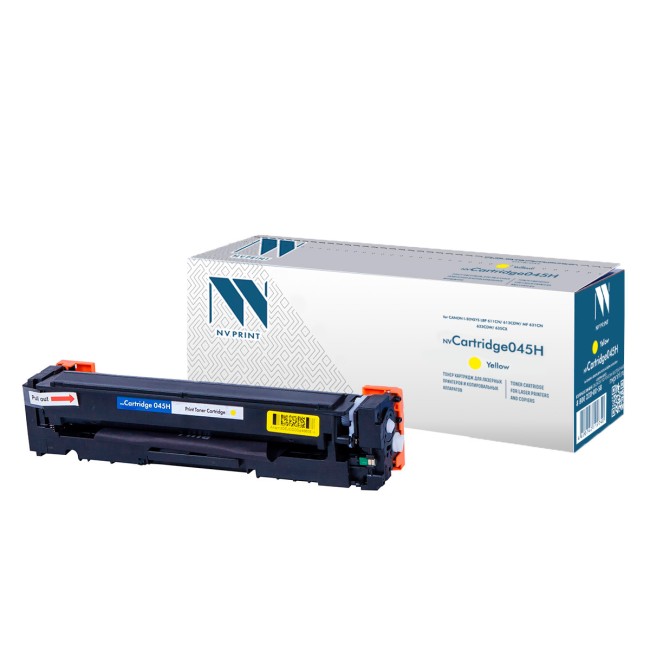 Картридж NVP совместимый NV-045H Yellow для Canon i-Sensys LBP 611Cn/ 613Cdw/ MF 631Cn/ 633Cdw/ 635Cx (2200k)