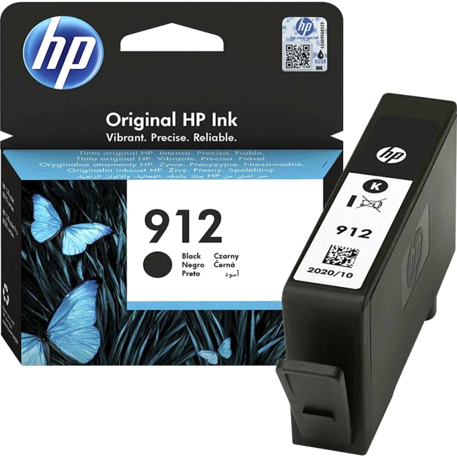 Картридж струйный 912 для HP OfficeJet 801x/802x, 315стр. (О) чёрный 3YL80AE