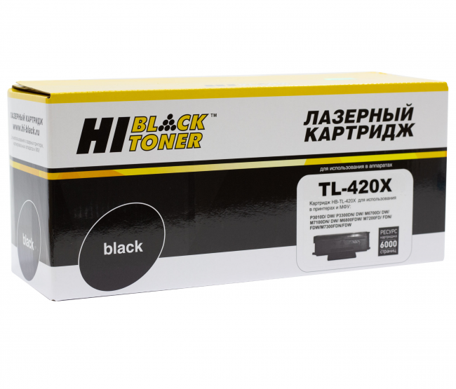 Тонер-картридж Hi-Black (HB-TL-420X) для M6700/P3010, 6К