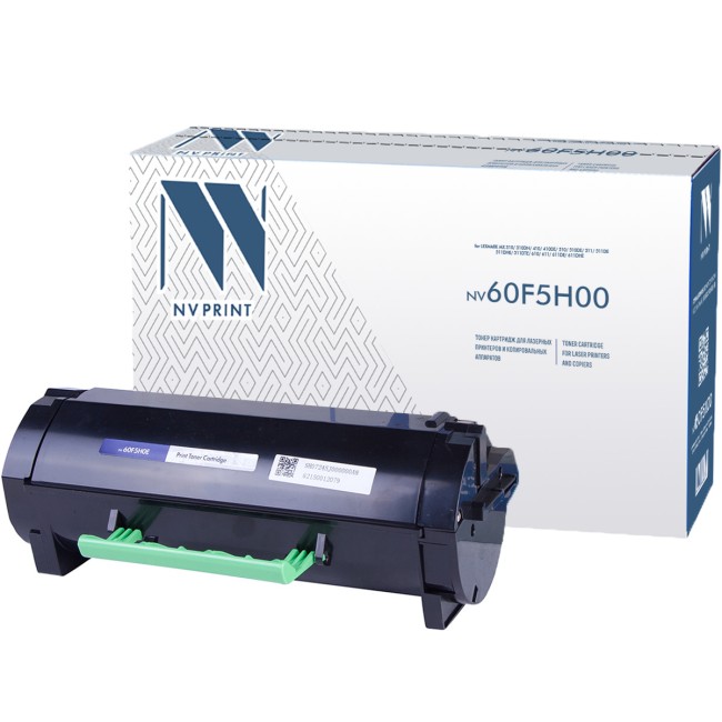Картридж NVP совместимый NV-60F5H00 для Lexmark MX 310/ 310dn/ 410/ 410de/ 510/ 510de/ 511/ 511de/ 511dhe/ 511dte/ 610/ 611/ 611de/ 611dhe (10000k)