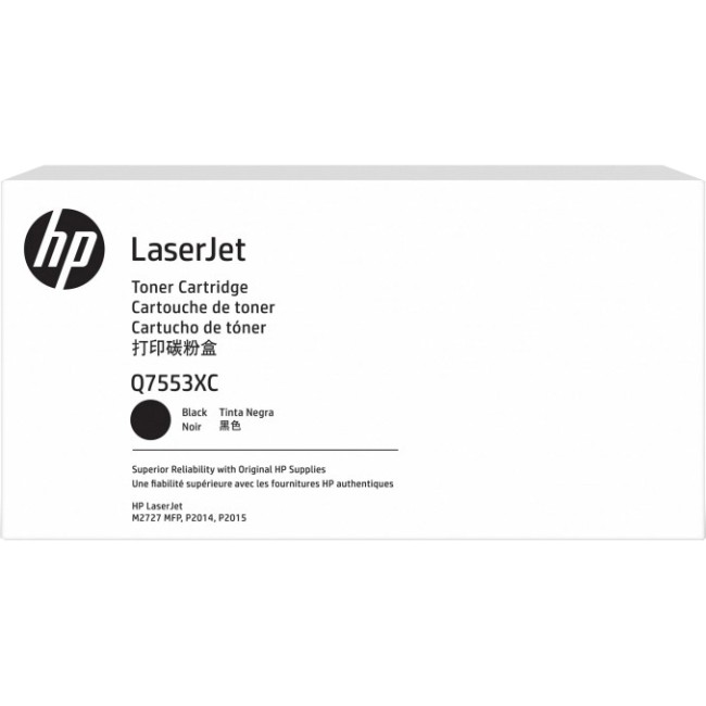 Тонер-картридж HP LaserJet Q7553X Contract Black Print Cartridge
