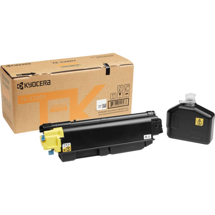 Kyocera Тонер-картридж TK-5280Y для P6235cdn/M6235cidn/M6635cidn жёлтый (11000 стр.)