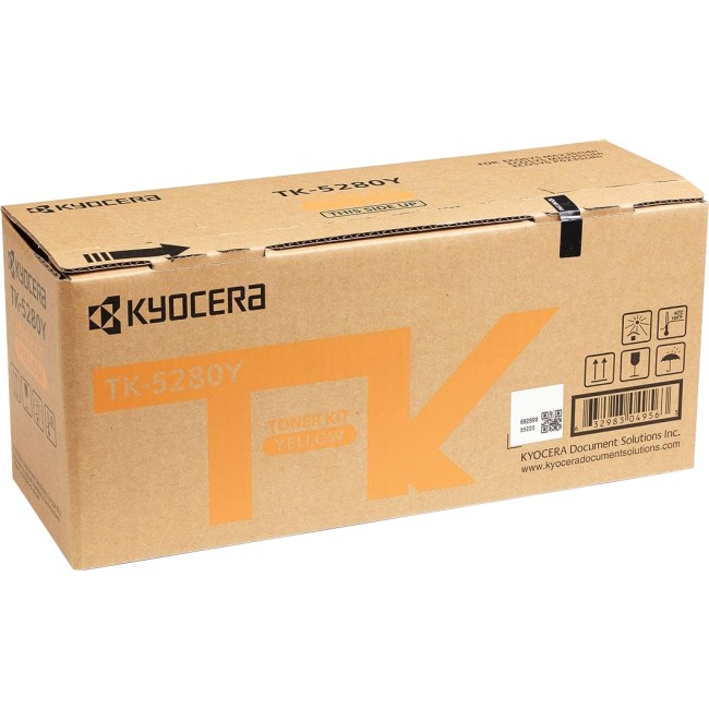 Kyocera Тонер-картридж TK-5280Y для P6235cdn/M6235cidn/M6635cidn жёлтый (11000 стр.)