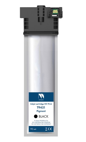 Струйный картридж NV Print T9451 Black для Epson WorkForce Pro WF-C5210DW, WF-C5290DW, WF-C5710DWF, WF-C5790DWF (5 000 стр) совместимый