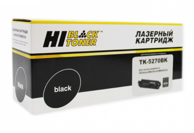 Тонер-картридж Hi-Black (HB-TK-5270BK) для Kyocera M6230cidn/M6630/P6230cdn, Bk, 8K Тонер-картридж Hi-Black (HB-TK-5270BK) для Kyocera M6230cidn/M6630/P6230cdn, Bk, 8K