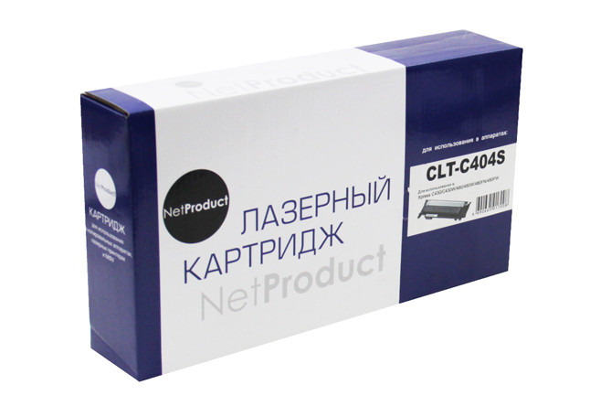 Тонер-картридж NetProduct (N-CLT-C404S) для Samsung Xpress C430/C430W/480/W/FN, C, 1K Тонер-картридж NetProduct (N-CLT-C404S) для Samsung Xpress C430/C430W/480/W/FN, C, 1K