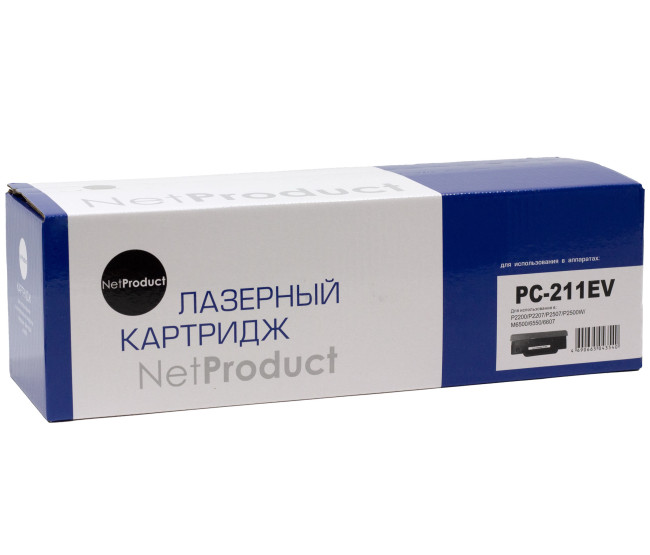 Картридж NetProduct (N-PC-211EV) для P2200/P2207/P2507/P2500W/M6500/6550/6607, 1,6К