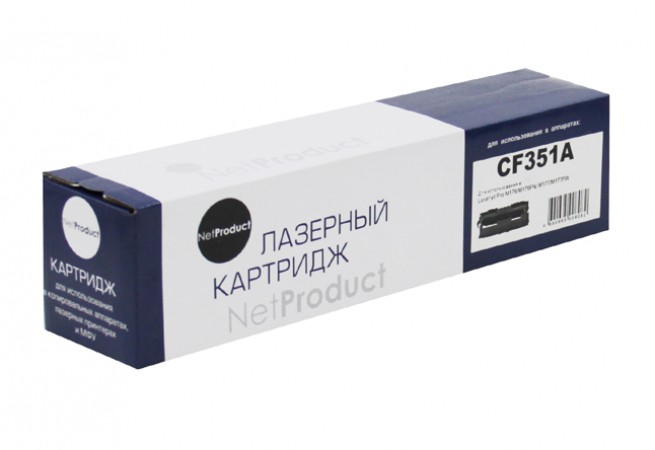 Тонер-картридж NetProduct (N-CF351A) для HP CLJ Pro MFP M176N/M177FW, C, 1K Тонер-картридж NetProduct (N-CF351A) для HP CLJ Pro MFP M176N/M177FW, C, 1K
