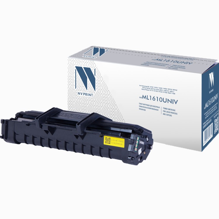 Картридж NVP совместимый NV-ML-1610 UNIV для Samsung ML 1610/ 1615/ 1620/ 1625/ 2010/ 2015/ 2510/ 2570/ 2571N/ SCX-4321/ 4321F/ 4521/ Xerox Phaser 3117/ 3122/ 3124/ 3125/ Dell 1100 (3000k)