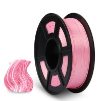 Филамент NVPRINT Silk PLA+ Pink для 3D печати диаметр 1.75мм  длина 330 метров  масса 1 кг