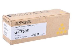 Принт-картридж желтый, тип SP C360E (1,5K) Print Cartridge Yellow SP C360E (1,5K)